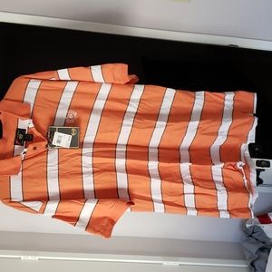 Orange and white shirt